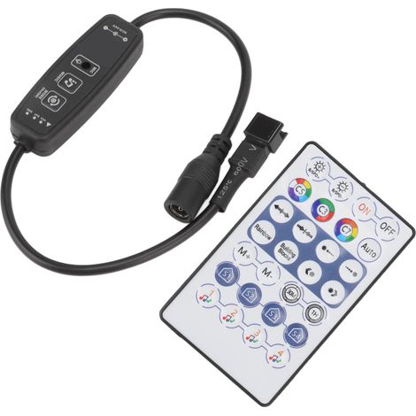 Contrôleur LED intelligent sans fil WiFi pour bandeau ruban RGB compatible Android et iOS, DC 5-24V (1/5)