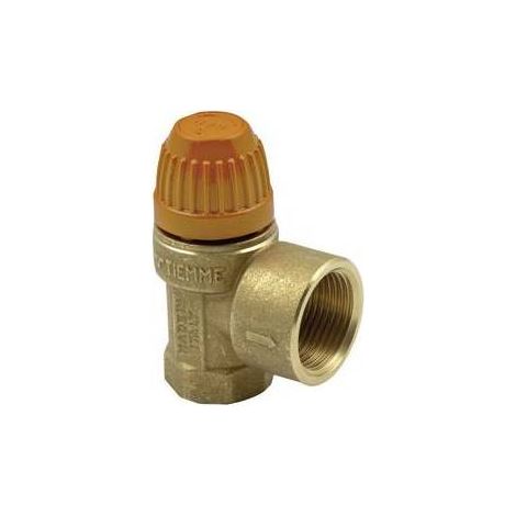 VALVOLA DI SICUREZZA PER SISTEMI SOLARI TERMICI Misura: 1/2" x 1/2" 2,5 bar