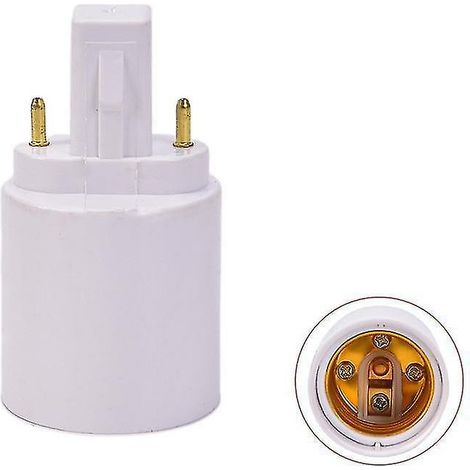 Adaptateur de douille ignifugée pour ampoule halogène LED E27/E26 (1/2)