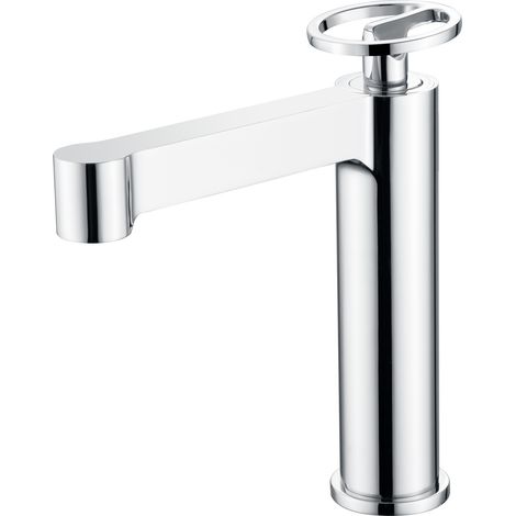 Imex - Grifo Monomando Lavabo Caño Bajo Cromado Serie Olimpo