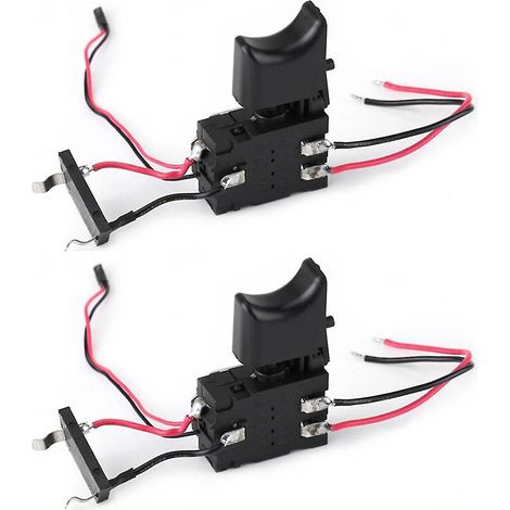 2 interrupteurs de commande pour perceuse électrique CC 7,2 V-24 V 16 A, interrupteur à gâchette pour perceuse sans fil, contrôle de vitesse. (1/4)