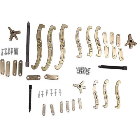 Zahnradabzieher-Set, 3-Backen-Abzieher für 3-, 4- und 6-Zoll-Riemenscheiben, Zahnräder, Lager und Schwungräder. (1/5)