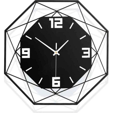 Horloge Murale Silencieuse 30cm Design 3D - avec Pendule Décorative - Modèle Original
