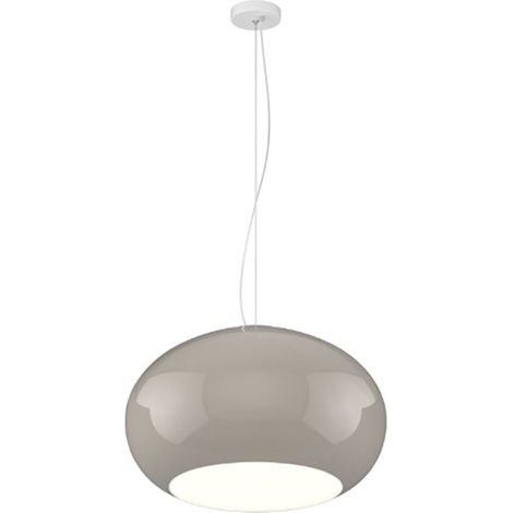 Lampadario vetro soffiato tortora top light casper 1218 s42 to e27 led