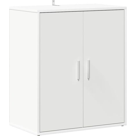 Maison Exclusive - Scarpiera Bianca 60x35x70 cm in Truciolato (1/5)