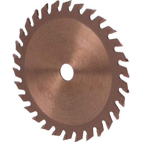 Kreissägeblatt aus Bronze-Hartmetall, Trennscheibe für Metall und Kunststoff, Holzbearbeitungswerkzeug, 85 x 10 x 30 Zähne (1/5)