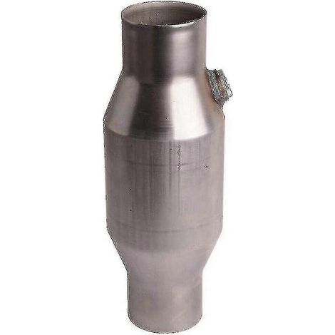 Convertisseur catalytique rotatif compatible de 2,5 pouces, convertisseur catalytique d'échappement en acier inoxydable à haut débit 425/250 (1/5)