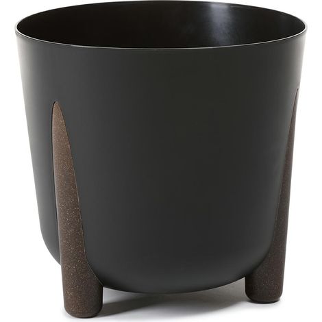 Vaso da fiori Moss ECO riciclabile, nero, 30xh28 (1/5)