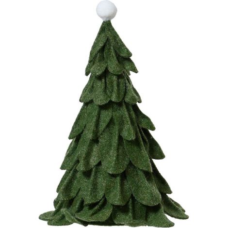 Weihnachtsdeko Tannenbaum Dunkelgrün 24 cm - Filz