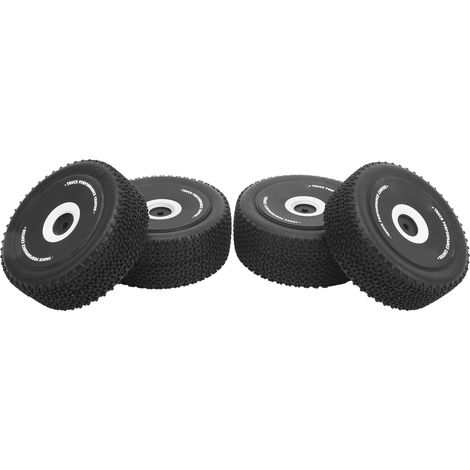 4-teiliges RC-Gummireifen-Set (Vorder- und Hinterreifen) passend für WLTOYS 124018 1/12 RC-Car-Zubehör (1/5)
