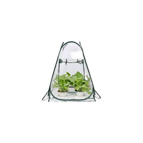 Serre de jardin pliable, mini-serre pour plantes et fleurs, abri de jardin pour plantes, serre en PVC pour le jardin, protection contre le froid et le gel. (1/5)