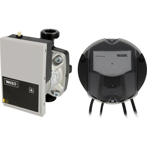 Convertisseur de signal de pompe RESOL PSW incl. Wilo Yonos Para ST 25/7-130 mm