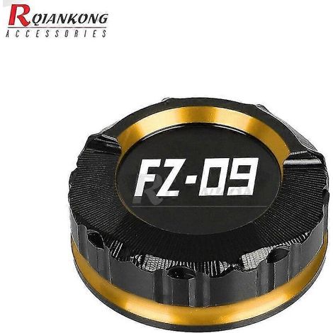 Für Yamaha FZ07 FZ-07 ABS 2015-2017 FZ09 FJ09 2014 2015 2016 2017 Motorrad Hinterradbremszylinder-Bremsflüssigkeitsbehälterdeckel – FZ09 Logo14 (1/5)