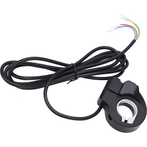 Commande de clignotants gauche et droit, klaxon et interrupteur de direction pour guidon de vélos électriques, motos et scooters (1/5)
