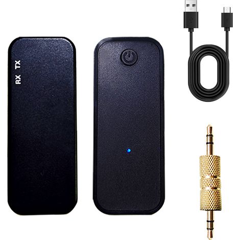 Adaptateur audio Bluetooth 3,5 mm, récepteur audio 5,3 mm, émetteur, récepteur audio Bluetooth 2 en 1 pour voiture (1/5)