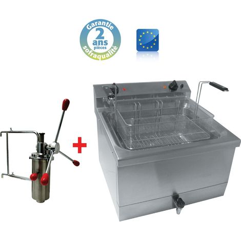 Friteuse à Churros 18L + Doseur à chichis - Sofraca