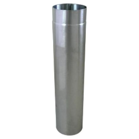 Bertrams Abgasrohr aus Aluminium DN 80 Länge 500mm gefalzt