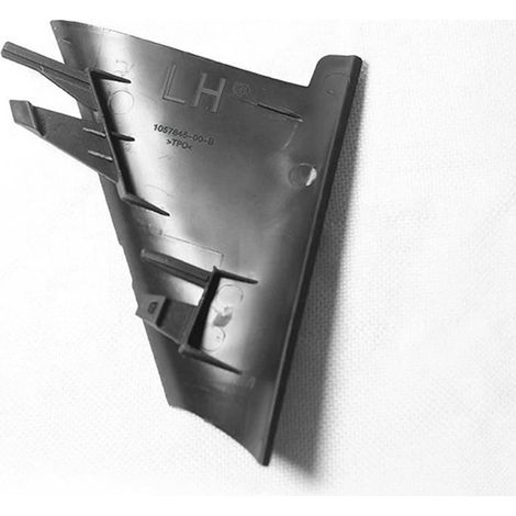 Available in one color: black. Material: plastic. Car front bumper trailer cover suitable for Tesla Model. (1/5)