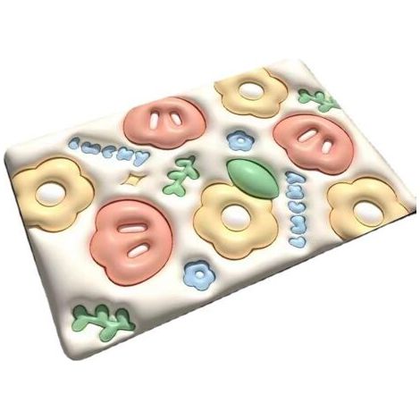 30x40cm Salle de bain et WC Accessoires de salle de bain Tapis et grilles de bain Tapis de bain, Tapis de boue de diatomées, Roses agrandies, vue 3D (1/3)