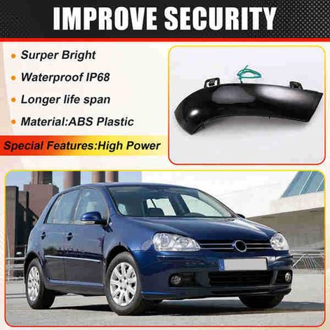 1 Paar Blinker passend für Volkswagen Golf 5 EOS, Jetta, Passat und Sharan (1/4)