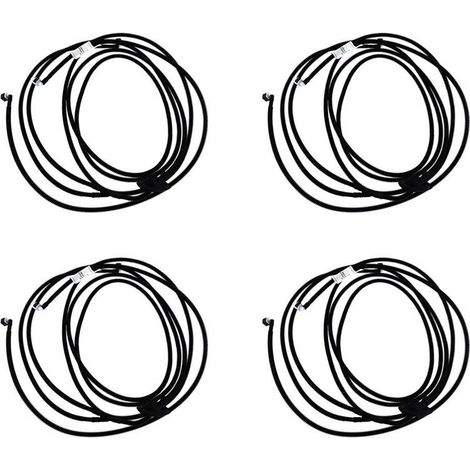 Cuatro mangueras para boquillas de limpiaparabrisas para modelos BMW B7, B8, CC, 6, MK6, A3, 8P y A4, 56D955998 (1/4)