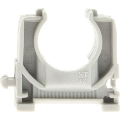 Abrazadera para Tubo de 16 Mm  Gris   IluminaShop