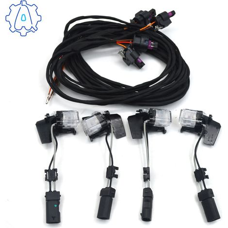 (Pour A6C8) Pour Au-DI Éclairage de poignée de porte extérieure à LED, bouton de porte, éclairage d'accueil 8WD 947 133 8WD 947 134 Éclairage pour véhicules automobiles (1/4)
