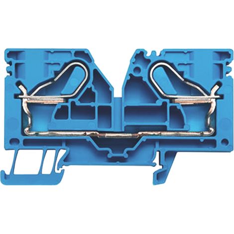 Bloc de jonction de traversée Weidmuller P, 2.5  16mm², Enfichable, Bleu ( Prix pour Paquet de 5 )