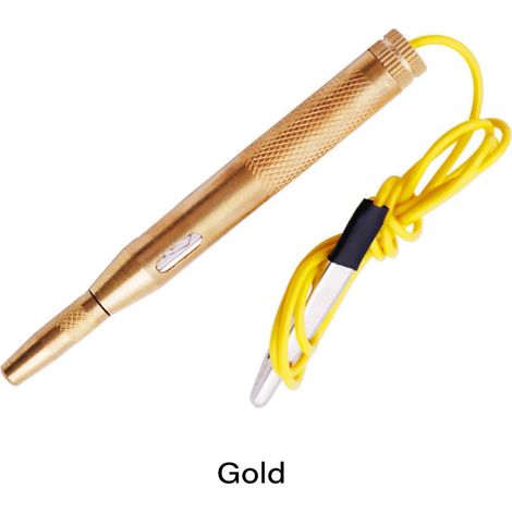 Testeur de circuit de lampe en cuivre CC 6V 12V 24V pour éclairage automobile - Stylo testeur de tension pour lampe - Détecteur de cuivre05554-AquaForge