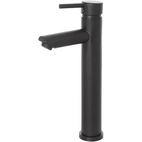 MISCELATORE ALTO LAVABO YORK H295MM NERO OPACO (1/2)