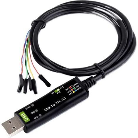 Industrielles USB auf TTL(C) Seriellkabel 6-Pin kopflose Schnittstelle Original-Schutzschaltung FT232RNL (1/5)