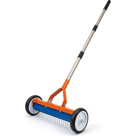 Rateau rouleau a mousse manche telescopique pour pelouse jardin (1/5)