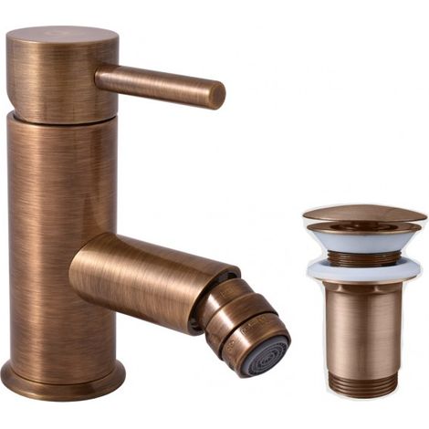 Mitigeur bidet SEINA avec bonde laiton bronze (1/4)