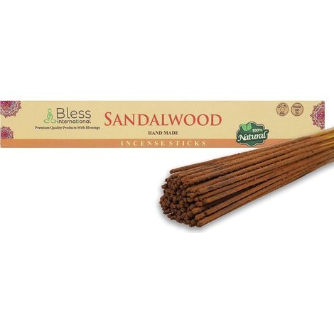 Räucherstäbchen Sandelholz, handgefertigt, 25 Stück (40g) (1/5)