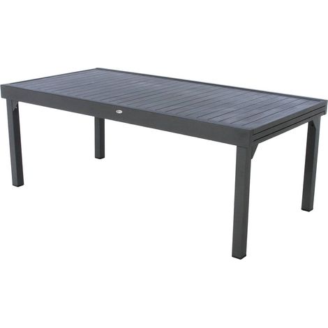 Table extensible HESPERIDE Piazza Graphite 12 places