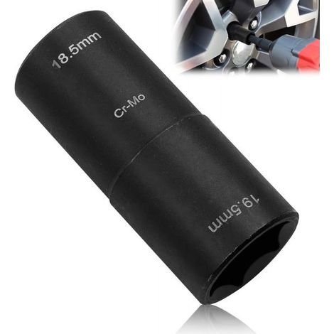 Chiave a Bussola Rinforzata per Dadi Ruota FORD LAND ROVER 18.5mm 19.5mm 1/2" (1/5)