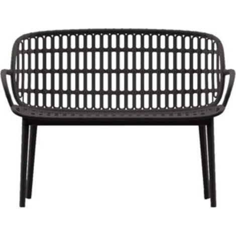 DIVANO POSITANO BAMBOO 113X61,5X8 ANTRACITE