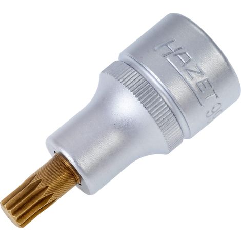 Inserto chiave a bussola per giraviti 990-8 ∙ Attacco quadro, cavo, 1/2 di pollice (12,5 mm) ∙ Profilo poligonale interno XZN ∙ AC M8 (1/2)