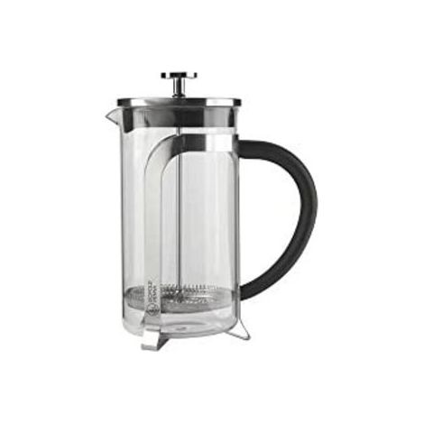 Leopold Vienna Caffettiera 1 Litro 8 Tazze Vetro-Acciaio Inox (1/3)