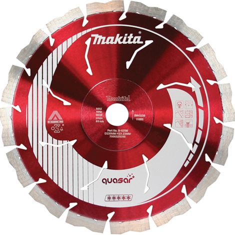 Disque à tronçonner diamanté Makita Quasar Stealth 350 mm