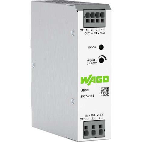 WAGO 2587-2144 Alimentation rail DIN 24 V/DC 5 A 120 W Nbr. de sorties:1 x Contenu 1 pc(s)