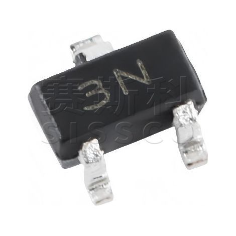 Changdian/Changjing MMBT3906T, 3N screen printed, SOT-523 package, surface mount transistor, electronic component chip, electronic component, 5 pieces, packed and shipped.
