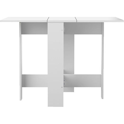 Table pliante deux abattants blanche - OPTIMUM (1/5)