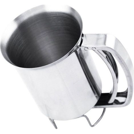 Entonnoir Acier Inoxydable 16,2 x 10,5 x 10,5 Cm Pour Pâtisserie Distribution Bonbons Séparation Cupcakes 1 Pièce