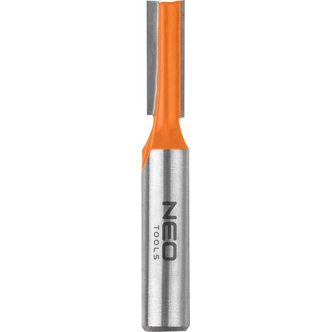 Fresa a due taglienti, TCT, 6 x 19 mm, gambo da 8 mm (1/4)