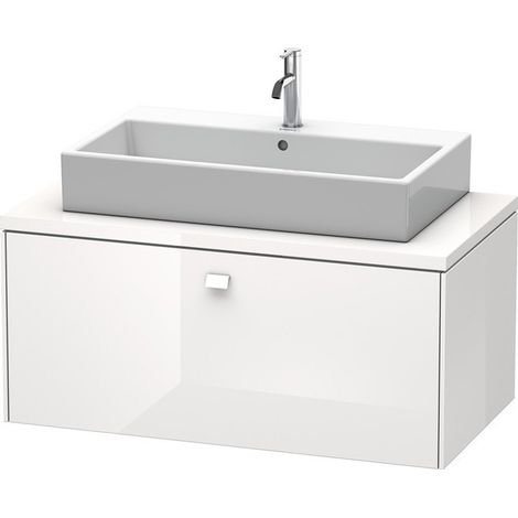 Meuble bas console BRIOSO 442x1020x550mm blanc brillant