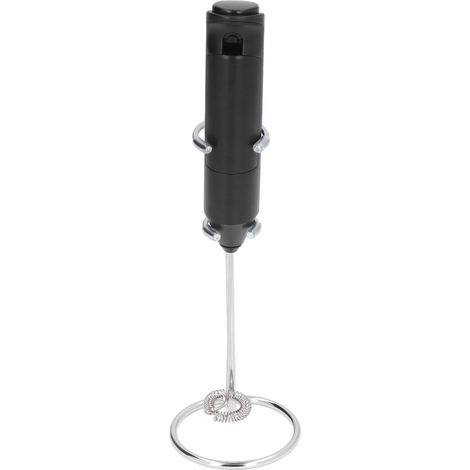Agitateur électrique 14 000 tr/min, utilisation facile, moteur puissant, acier inoxydable, alimentation par piles, mini-mixeur à main largement utilisé (1/5)