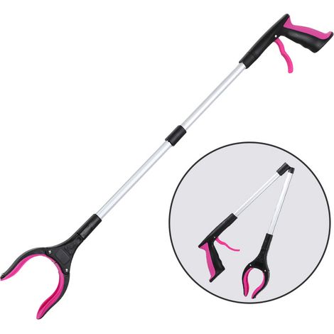 Pince de ramassage à déchets Pliable magnétique Poignée auxiliaire 83 cm Alliage D'Aluminium (1/4)