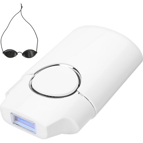 Appareil d'épilation à lumière pulsée (IPL), appareil d'épilation à domicile indolore, convient au visage et au corps, blanc, 110-240V. (1/5)