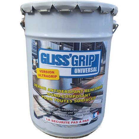 Vernis antidérapant léger mono-composant pour toutes les surfaces - Gliss Grip - K-GG-UNI-UG-5KG (1/2)